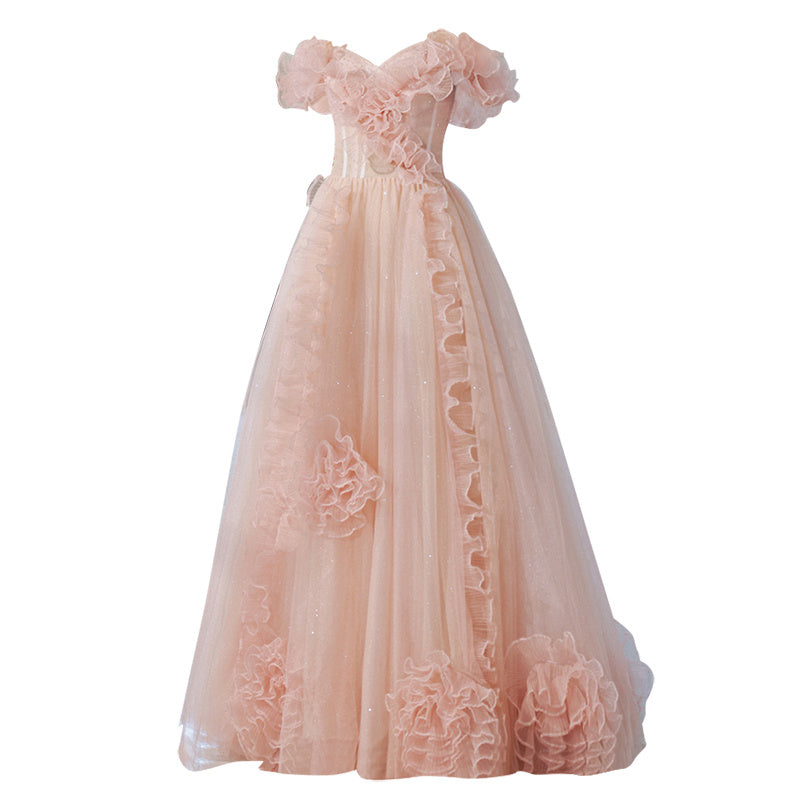 Show Host Wedding Dress Evening Dress CJ