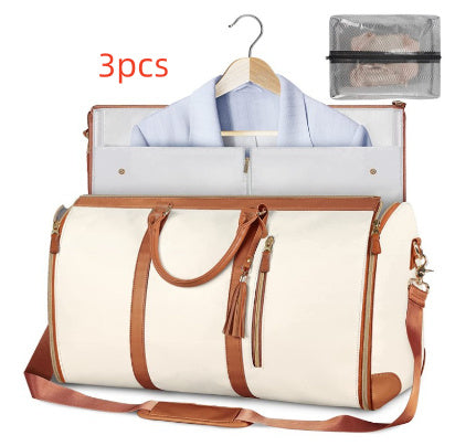 Large Capacity Travel Duffle Bag Women's Handbag Folding Suit Bag Waterproof Clothes Totes A&S Collection