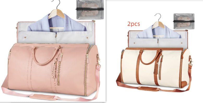Large Capacity Travel Duffle Bag Women's Handbag Folding Suit Bag Waterproof Clothes Totes A&S Collection