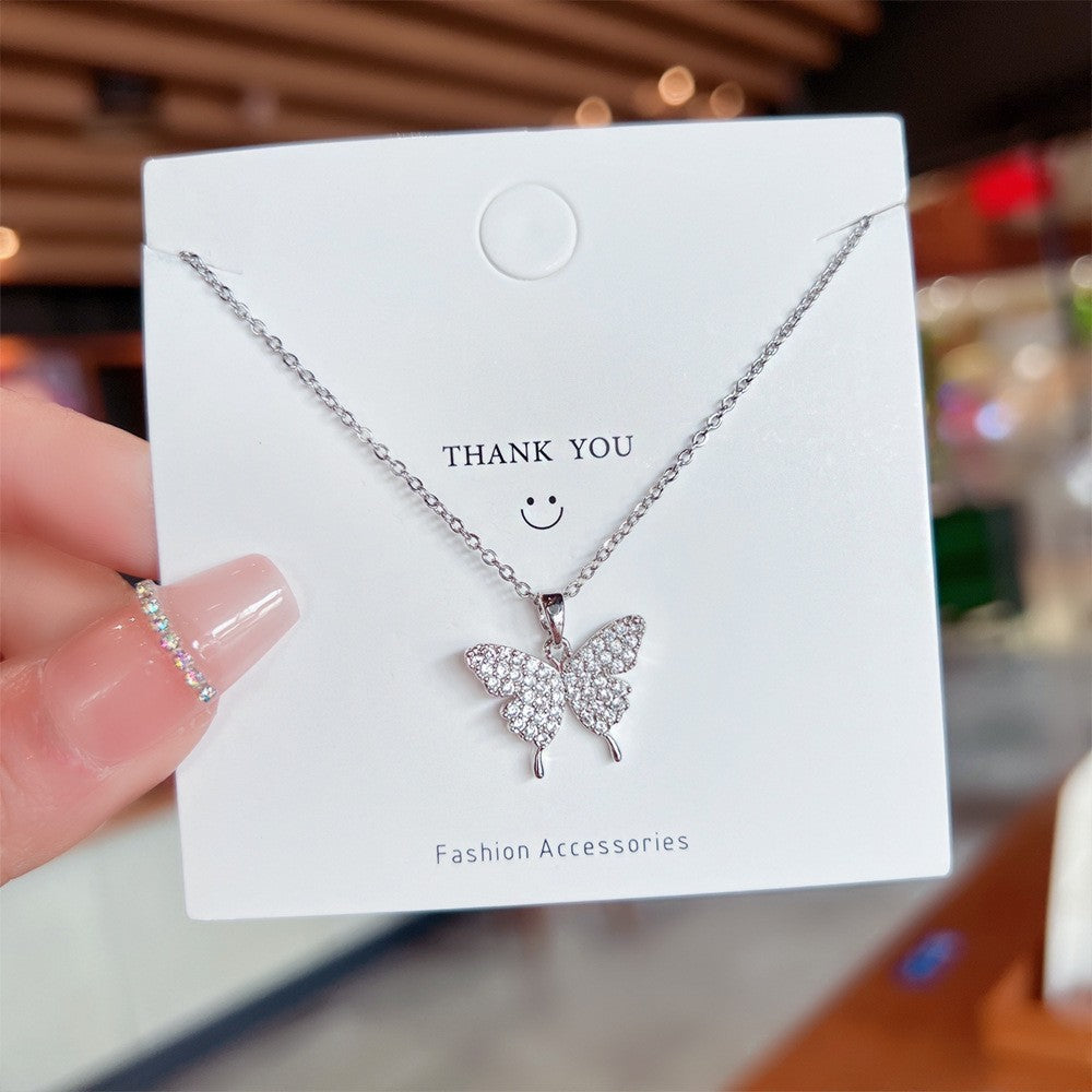 Fashion Titanium Steel Necklace - Light Luxury Design with Advanced Sense for Unique Style CJ