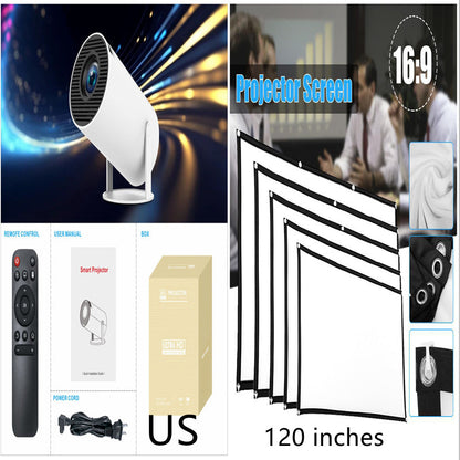 HY300 Pro Projector Home Theater Entertainment Portable Small Projector A&S Collection