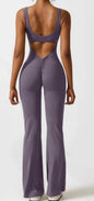 Tight Yoga Bodysuit Casual Hollow Seamless Womens Clothing A&S Collection