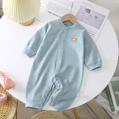 Baby Dralon Jumpsuit Baby Striped Romper A&S Collection