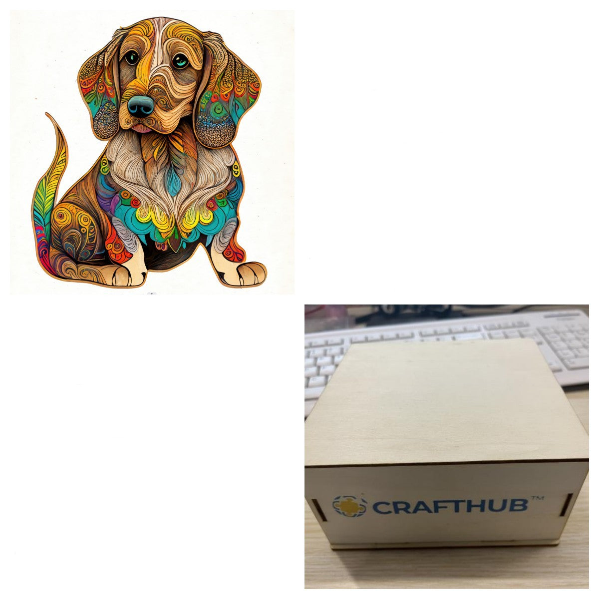 Animal Puzzle Craft Hub: A3 Size Creativity Kit for All Ages A&S Collection