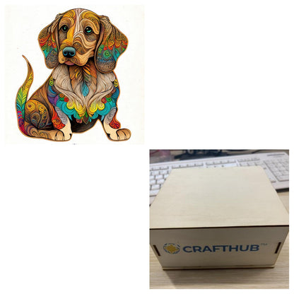 Animal Puzzle Craft Hub: A3 Size Creativity Kit for All Ages A&S Collection