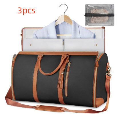 Large Capacity Travel Duffle Bag Women's Handbag Folding Suit Bag Waterproof Clothes Totes A&S Collection