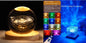 LED Water Ripple Ambient Night Light USB Rotating Projection Crystal Table Lamp RGB Dimmable Home Decoration 16 Color Gifts A&S Collection
