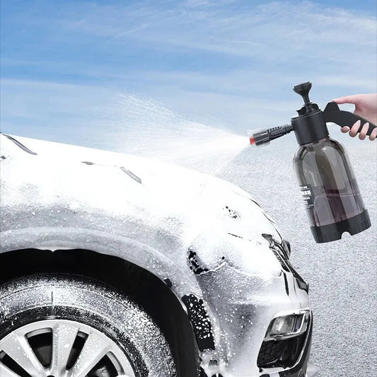 2L Hand Pump Foam Sprayer: Versatile Gardening and Cleaning Tool with Snow Foam Gun Nozzle and Pressure Relief Valve A&S Collection