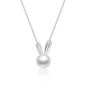 S925 Sterling Silver Freshwater Pearl Pendant - Elegant Clavicle Chain for Timeless Style CJ
