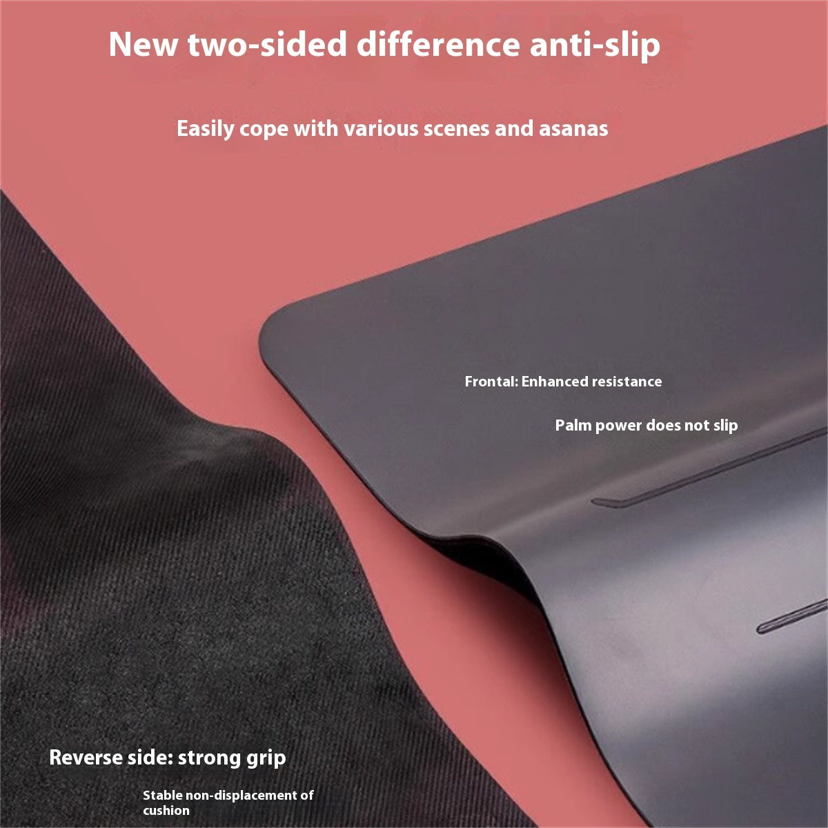 Natural Rubber Non-slip Professional 5mm Thickness Yoga Mat A&S Collection