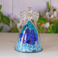 Eternal Flower Gift Box Angel Glass Cover Dried Rose Gift Box For Christmas New Year Valentine's Day Home Decor A&S Collection