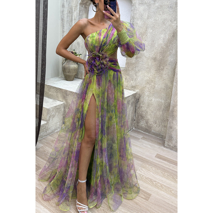 Tie-Dye Off-Shoulder Dresses - Shop Now CJ