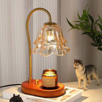 French Retro Bedroom Bedside Linglan Fragrance Lamp Wax Melting Lamp