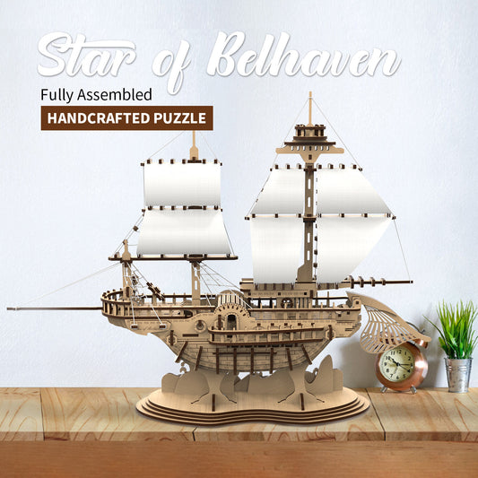 Home Fashion Simple Belhaven Star Puzzle Toys A&S Collection