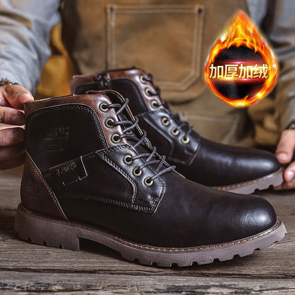 Retro British Style Leather Boots A&S Collection