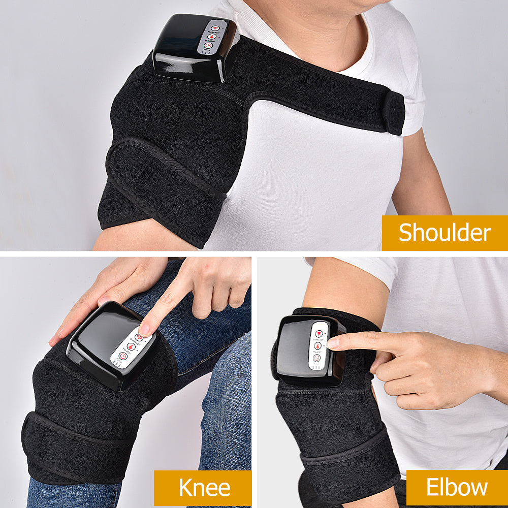 Electric Infrared Heating Knee Massager Wrap Elbow Joint Support Vibration Therapy Physiotherapy Machine Pain Relief Massageador A&S Collection