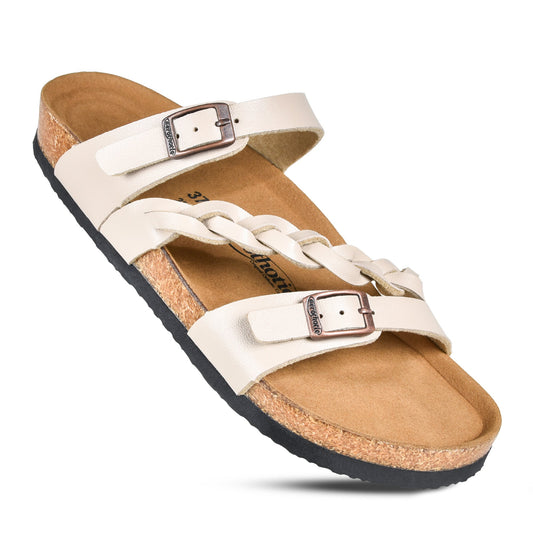 Aerothotic Viking Women's Arch Supportive Strappy Sandals Amethyst Ganymede