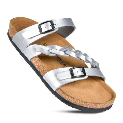 Aerothotic Viking Women's Arch Supportive Strappy Sandals Amethyst Ganymede