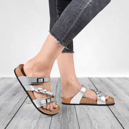 Aerothotic Viking Women's Arch Supportive Strappy Sandals Amethyst Ganymede