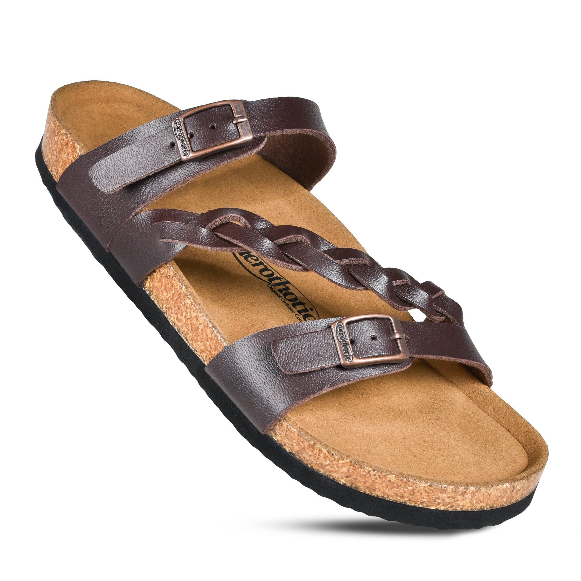 Aerothotic Viking Women's Arch Supportive Strappy Sandals Amethyst Ganymede