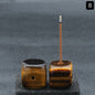 Exquisite crystal agate incense holders—add elegance to any space. CJ