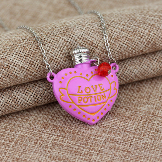 Fashion Necklace Love Poison Love Pill Bottle Pendant Valentines Day Gift A&S Collection