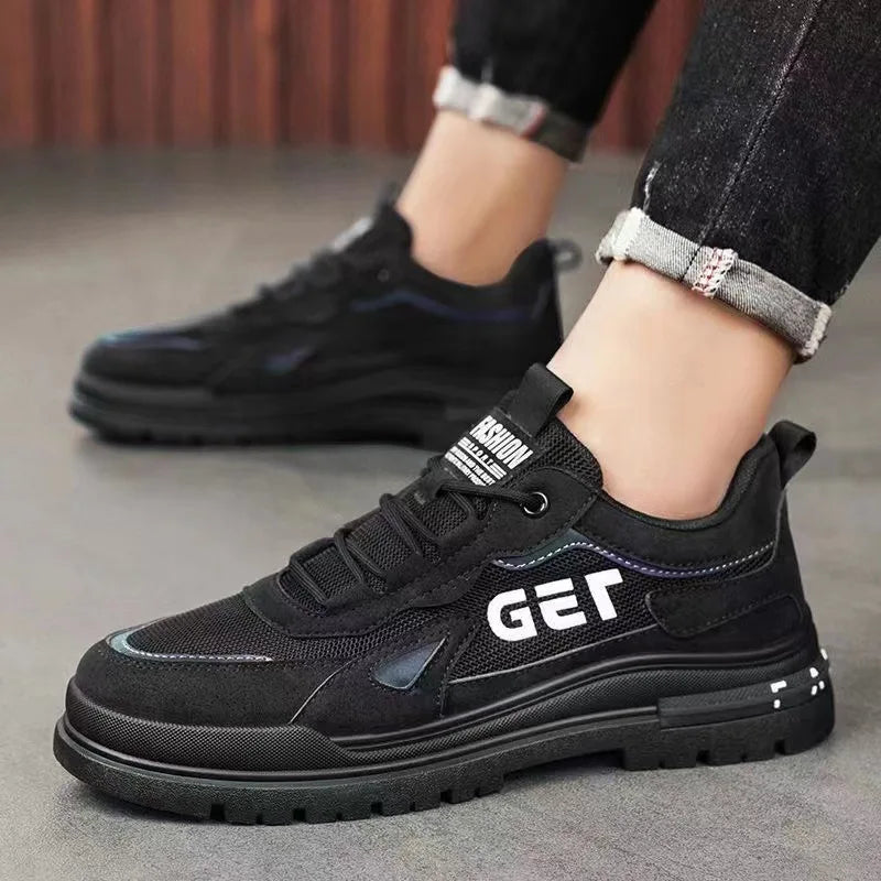 Various Styles of Men's Flying Woven Breathable Student Leisure Mesh Walking and Running Shoes A&S Collection