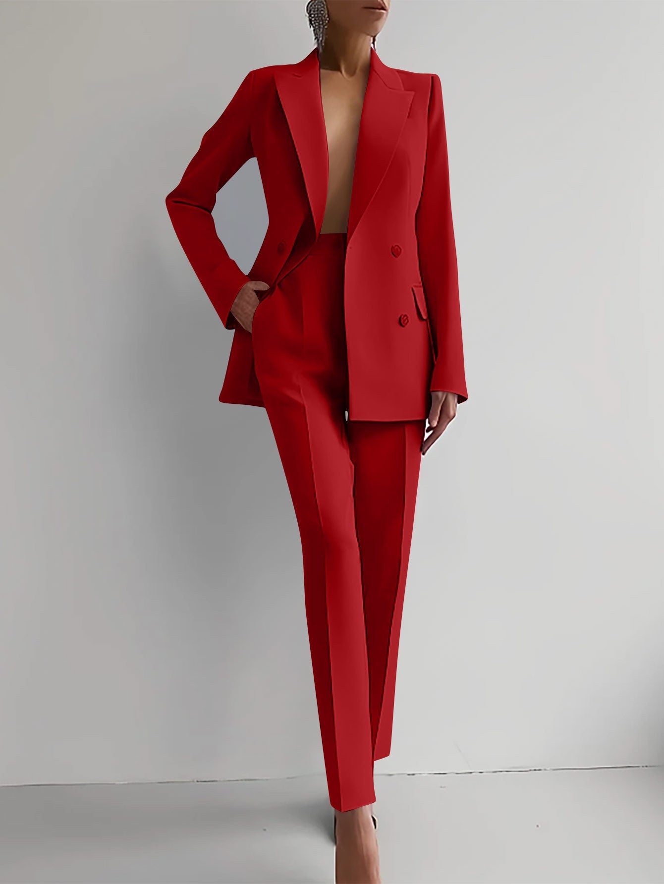 Elegant Long Sleeve Pant Set CJ