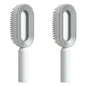 Self Cleaning Hair Brush For Women One-key Cleaning Hair Loss Airbag Massage Scalp Comb Anti-Static Hairbrush CJ