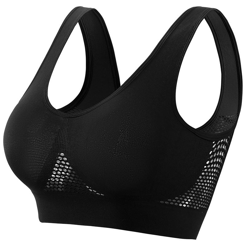 Plus Size Women's Small Chest Push-up Workout Running Yoga A&S Collection