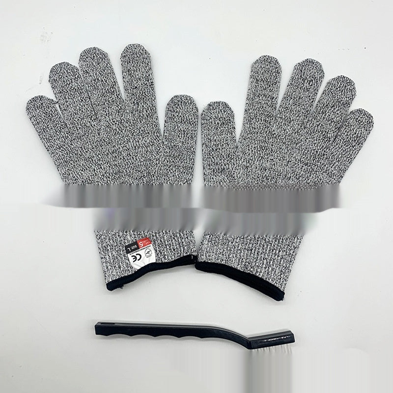 Stainless Steel Chopper Set Mandolin Grater Slicer Cut Resistant Gloves A&S Collection