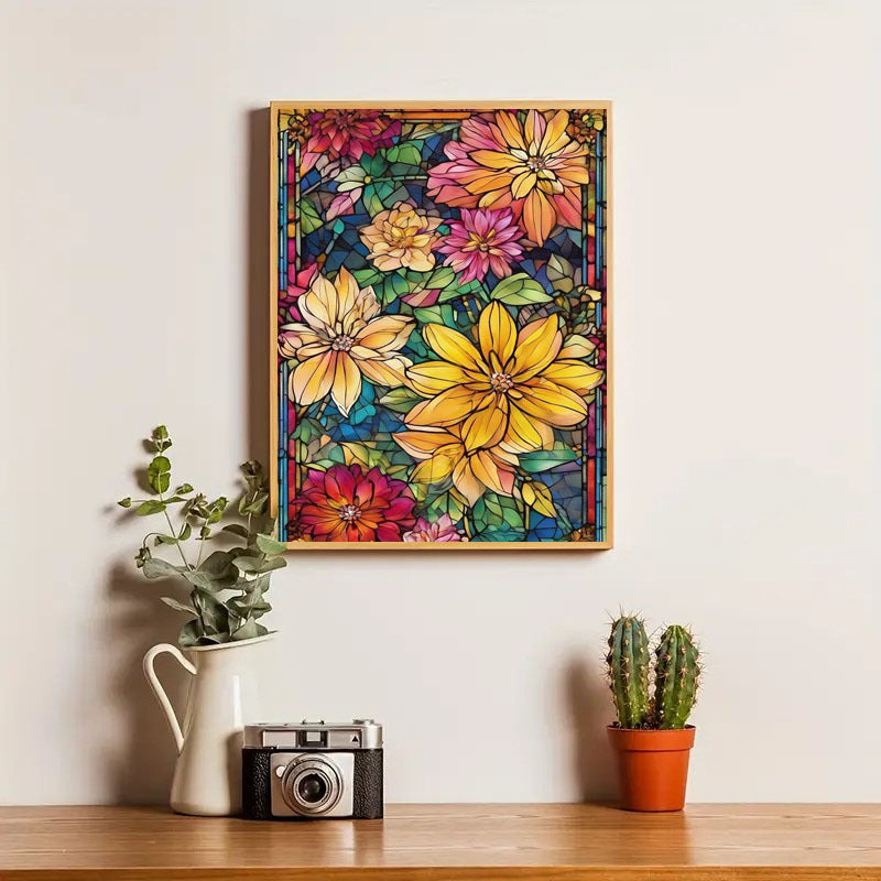 5DDIY Diamond Painting Set - Full Diamond Round Water Diamond Art, Sparkling Mosaic Handmade Home Decoration, Including Durable Canvas And Tools A&S Collection