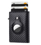 AirTag Wallet Anti Theft Bullet Card Bag Multi-functional Rfid Card Holder Men's Leather Slim Wallets For Airtag Air Tag A&S Collection