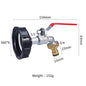 S60x6 Coarse Thread IBC Tank Tap Connecter X 1/2'' 3/4'' Water Coupling Adapter 1000L Garden Home Replacement Valve Fitting A&S Collection