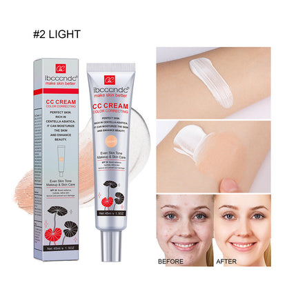 Moisturizing Correcting CC Cream Waterproof Anti-sweat Makeup Before Concealer Lasting Women Makeup Protect Skin Erborian Make A&S Collection