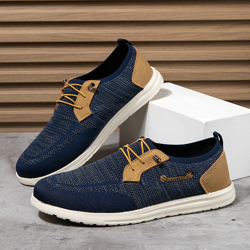 Casual Slip-on Mesh Shoes Lightweight Breathable Loafers Men Walking Running Sports Shoes A&S Collection