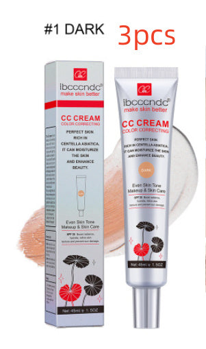 Moisturizing Correcting CC Cream Waterproof Anti-sweat Makeup Before Concealer Lasting Women Makeup Protect Skin Erborian Make A&S Collection