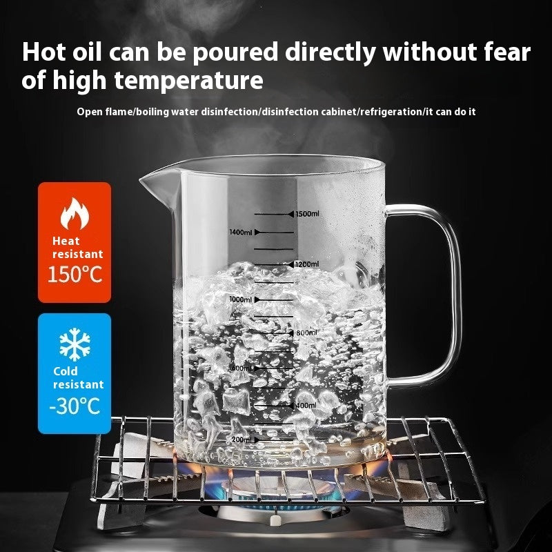 Household Kitchen Lard Jar: Glass Oil Filter Pot with Net - Premium Oil Leakage Prevention A&S Collection