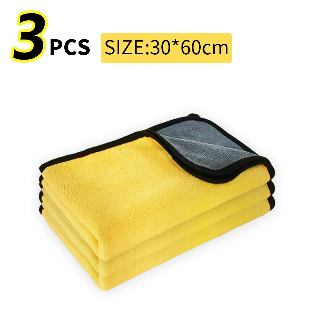 Microfiber Towel Car Microfiber Cloth Wash Towel Microfiber Cleaning Cloth Car Wash Drying Towel Auto Detailing A&S Collection