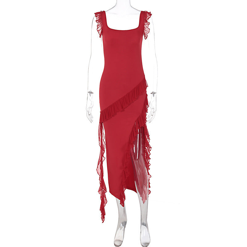 Stylish Stringy Selvedge Summer Dress - Perfect for Elegant and Trendy Looks! CJ