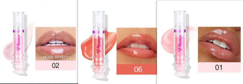 New Tube Lip Rich Lip Color Slightly Spicy Lip Honey Lip Glass Mirror Face Lip Mirror Liquid Lipstick A&S Collection