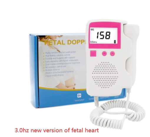 Fetal Heart Rate Monitor Home Pregnancy Baby Fetal Sound Heart Rate Detector A&S Collection