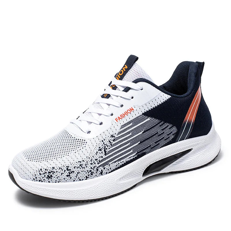 Men's sneakers Summer men's shoes breathable lace-up lightweight running shoes A&S Collection