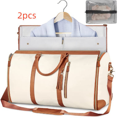 Large Capacity Travel Duffle Bag Women's Handbag Folding Suit Bag Waterproof Clothes Totes A&S Collection