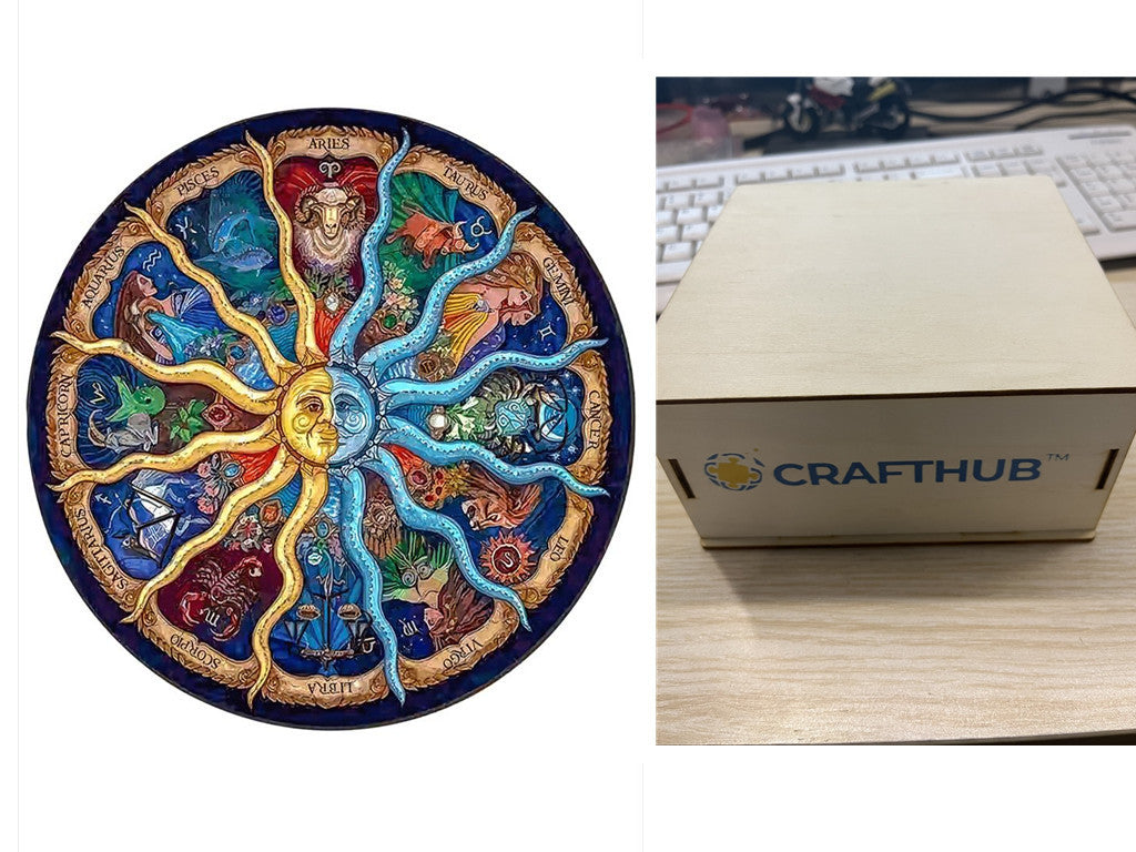 Animal Puzzle Craft Hub: A3 Size Creativity Kit for All Ages A&S Collection
