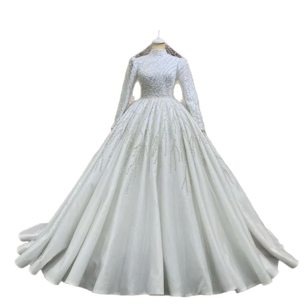 Bride Owner Wedding Dress Trailing Wedding Pettiskirt.