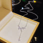 Fashion Titanium Steel Necklace - Light Luxury Design with Advanced Sense for Unique Style CJ