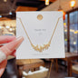 Fashion Titanium Steel Necklace - Light Luxury Design with Advanced Sense for Unique Style CJ