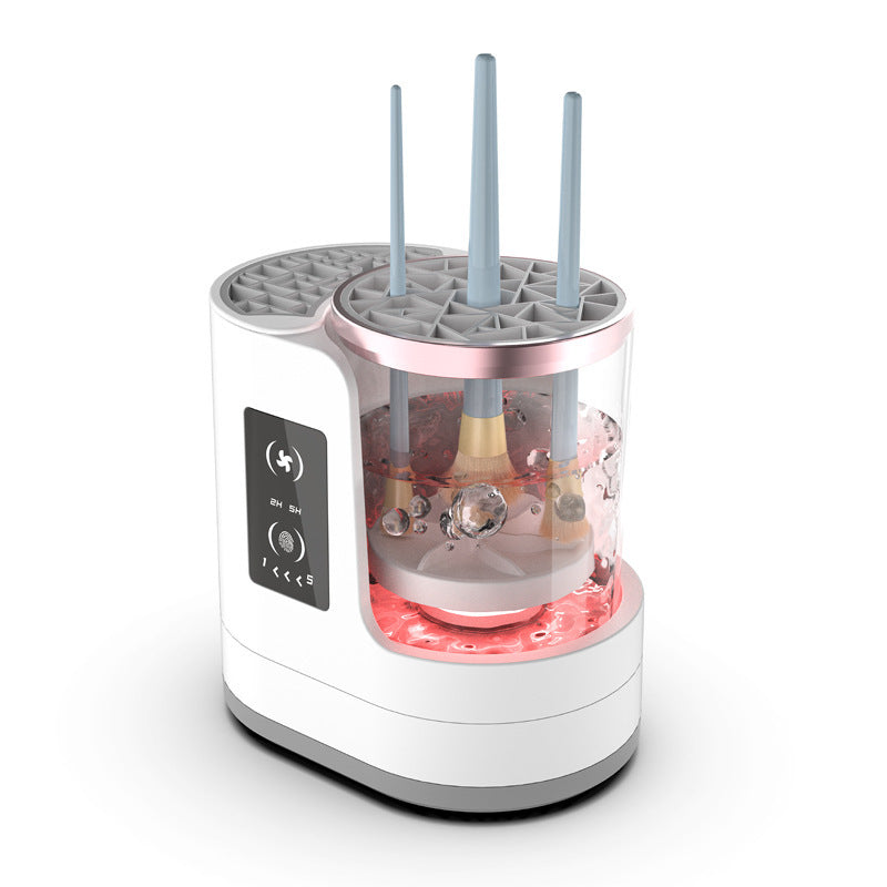 **Rechargeable brush cleaner—efficient, automatic, and time-saving elegance.** CJ