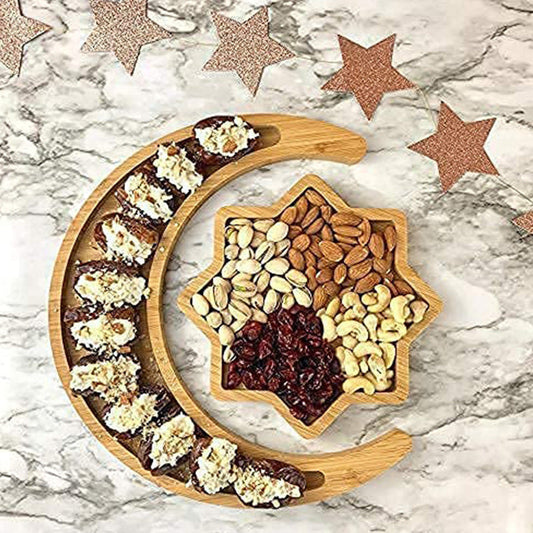 Wooden Tray Creative Xingyue Dried Fruit Snack Plate A&S Collection